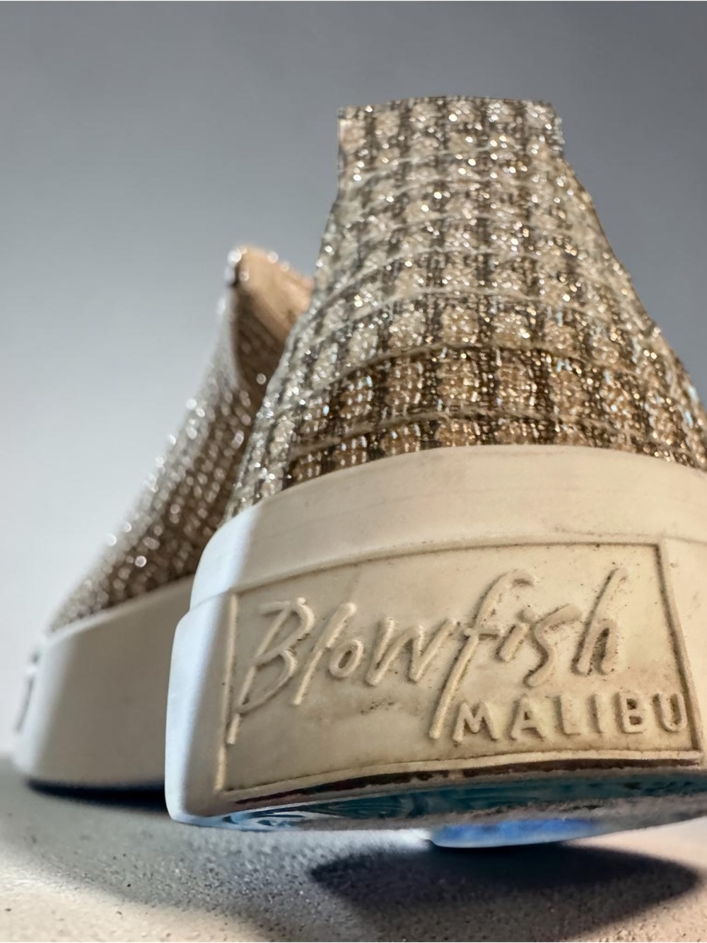 Blowfish Sparkle Gold Slip-On Sneaker - Picture 9 of 12